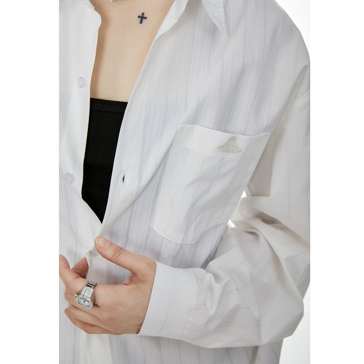 Striped Long Sleeve Shirt IC9032
