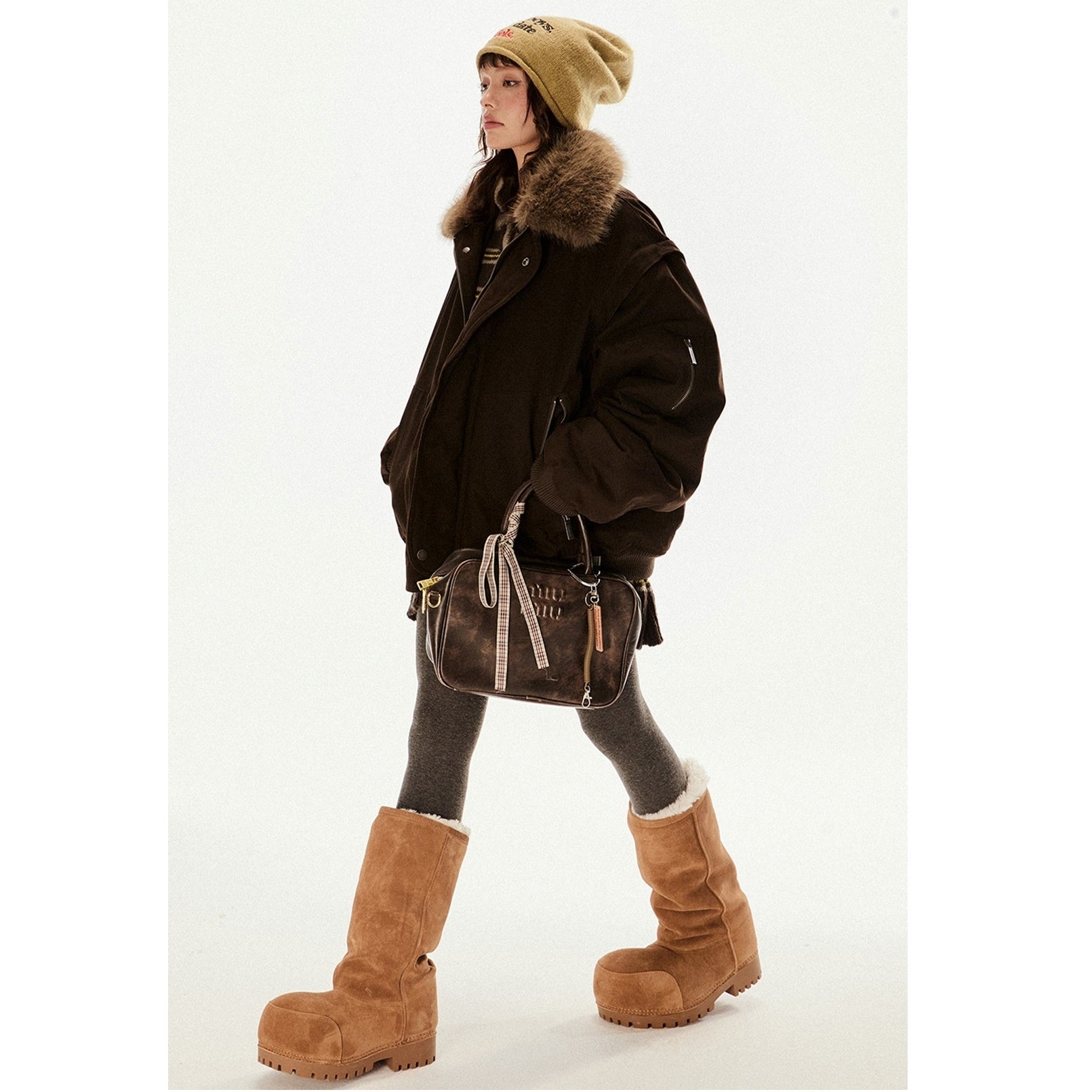 Big Fur Collar Down Jacket EZ202