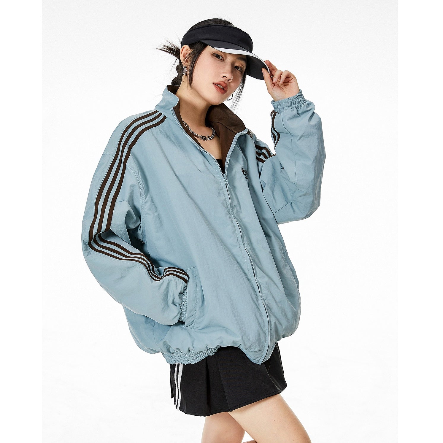 Three-Bar Reversible Track Jacket IC9009