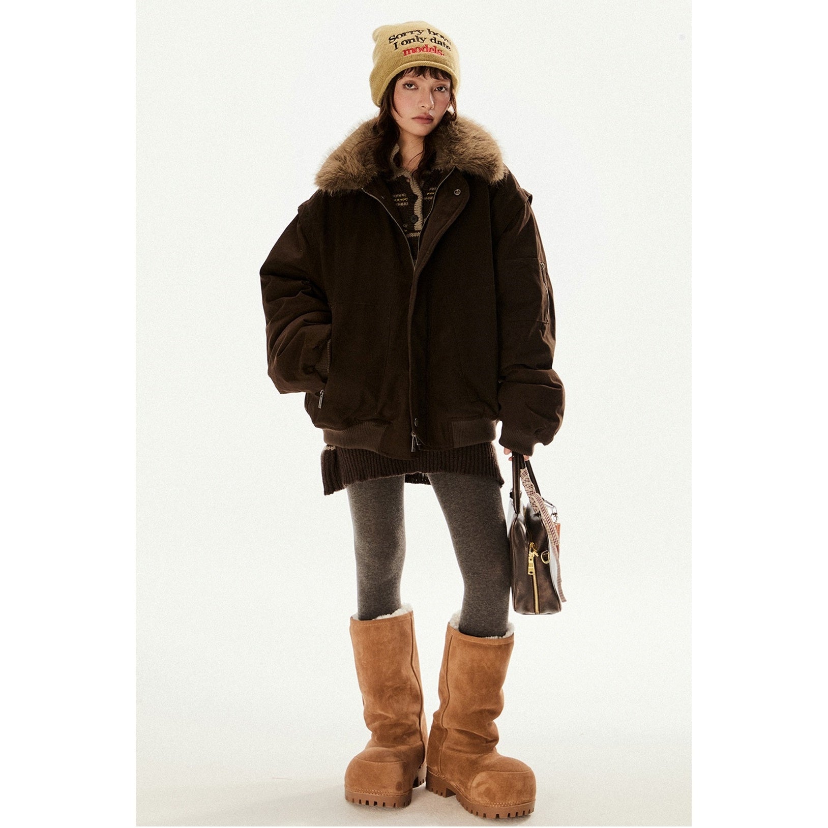 Big Fur Collar Down Jacket EZ202