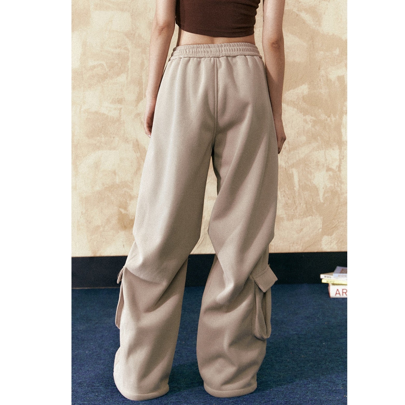 Loose Sports Style Cargo Sweat Pants EZ192