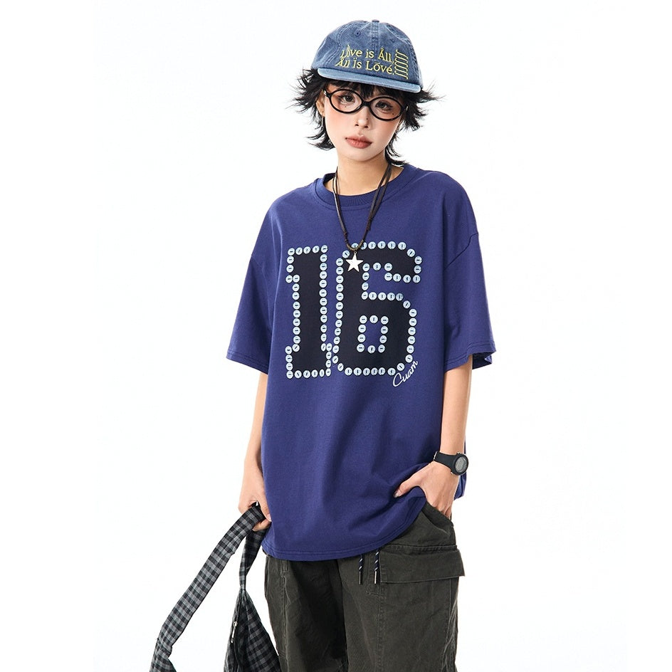 Button Stitch Number T-Shirt MW9960