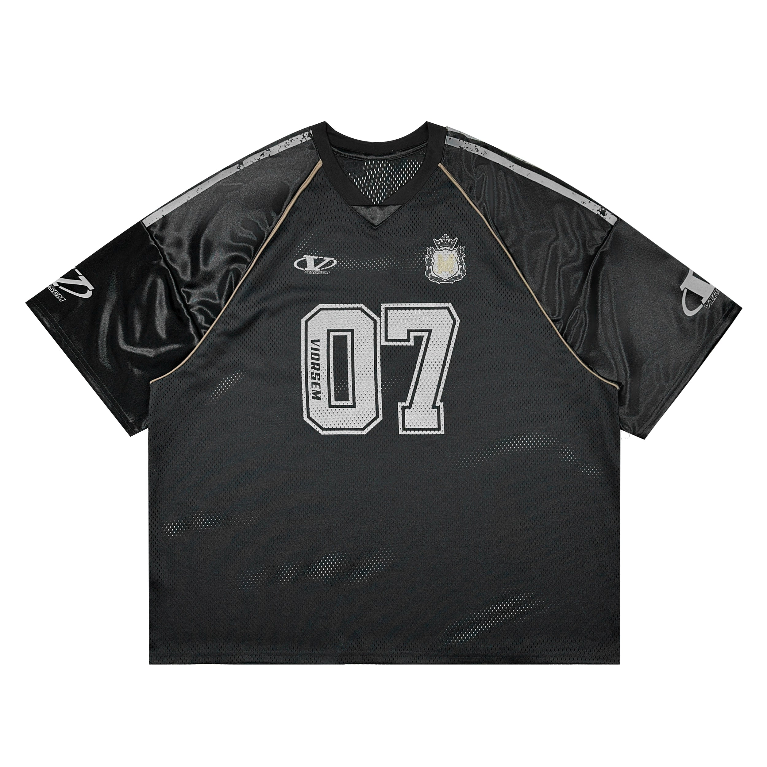 Football Jersey Design Mesh Switching T-shirt MW9270