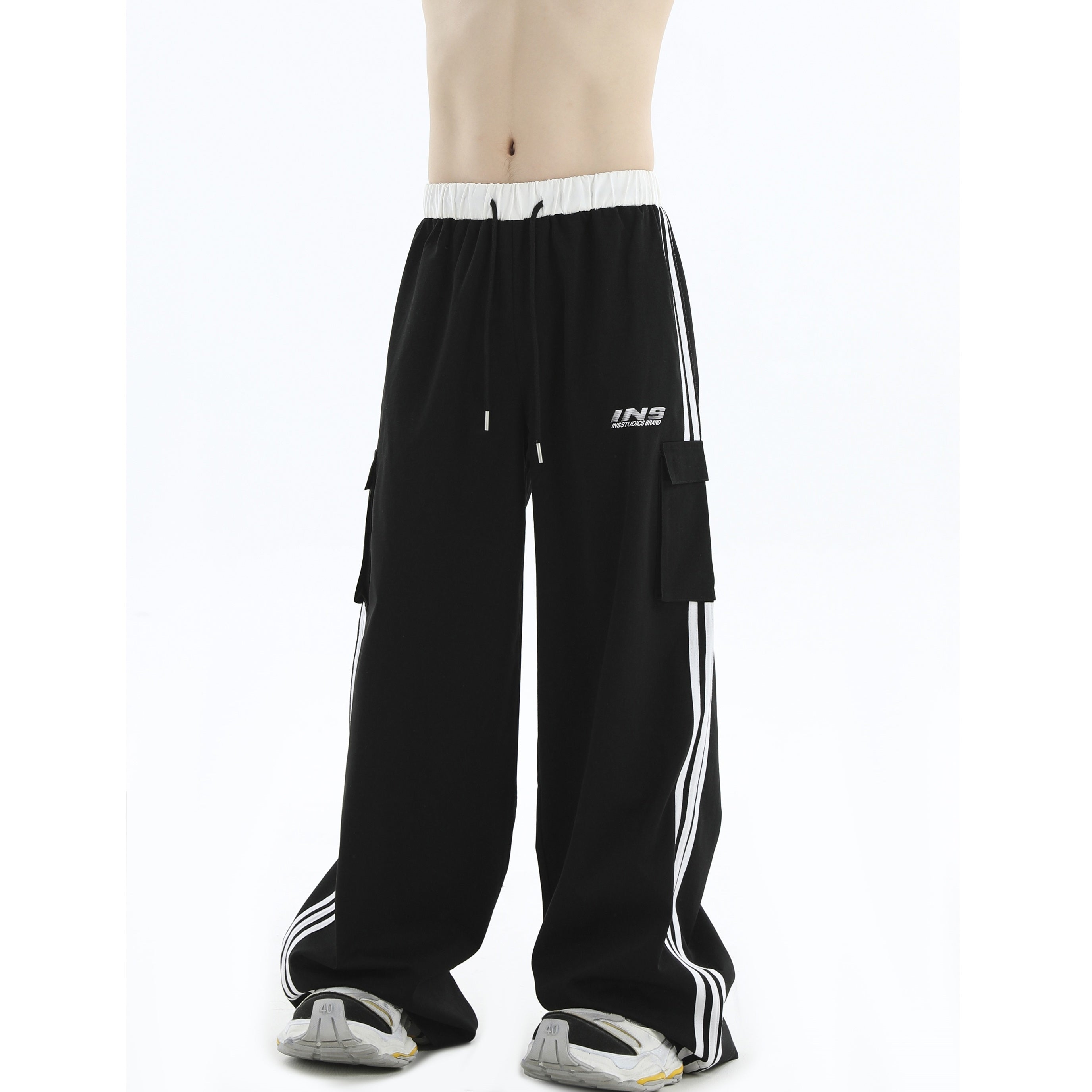 Three-bar Loose Casual Pants IN7013