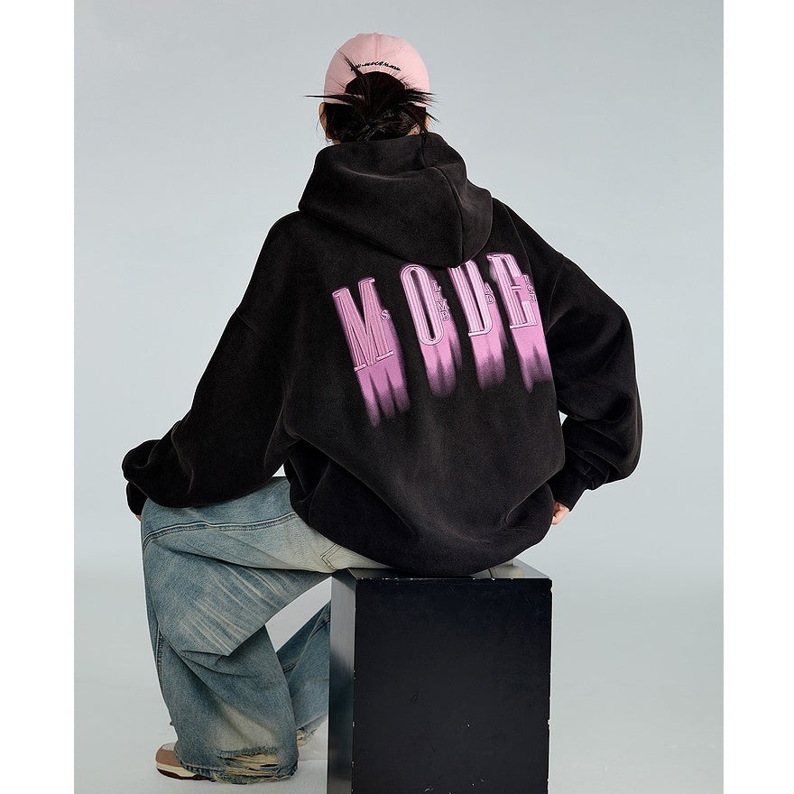 Heavyweight Graphic Logo OverSize Hooded Parka MW9321