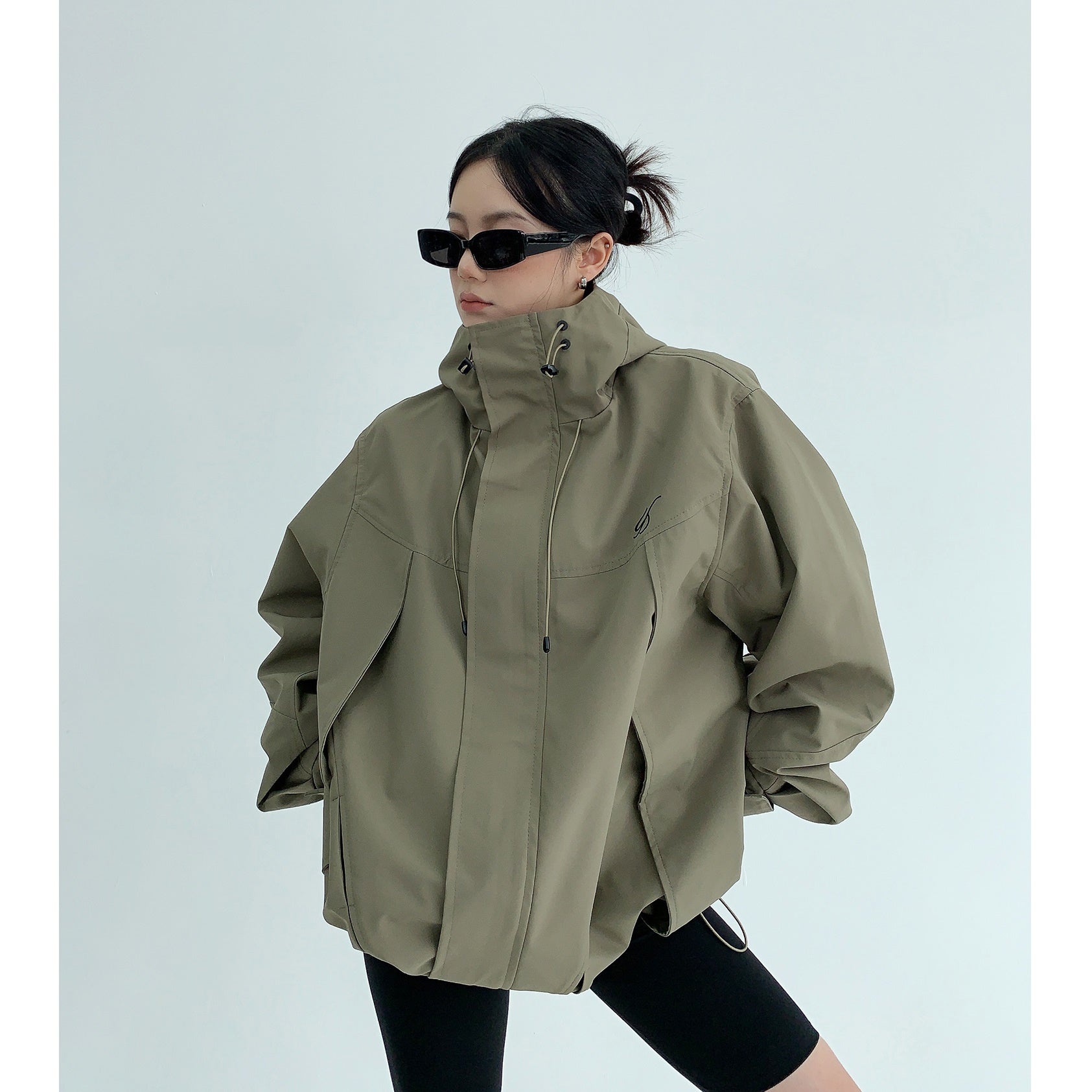 OverSize ZIP-Up Hooded Jacket MW9450