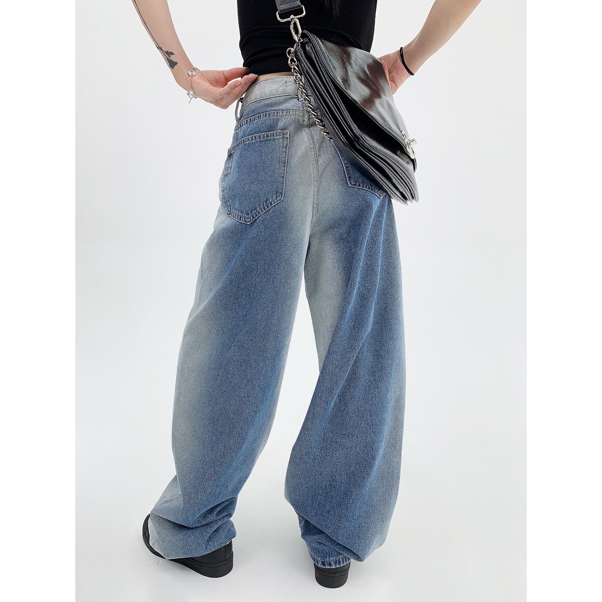 Niche Gradient Straight-leg Jeans MW9026