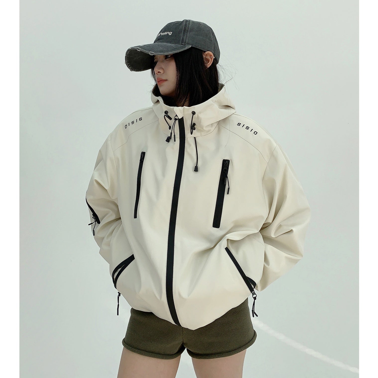 Zipper Hooded Mountain Jacket MW9844