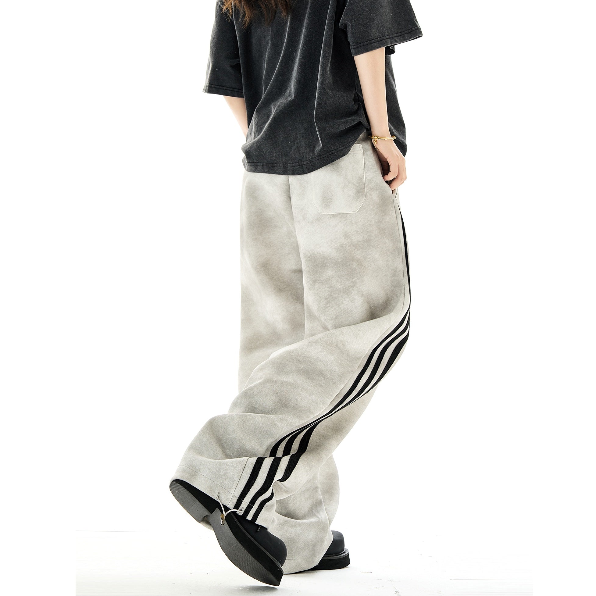 Dirty Style Side Line Loose Sweat Pants HG7103