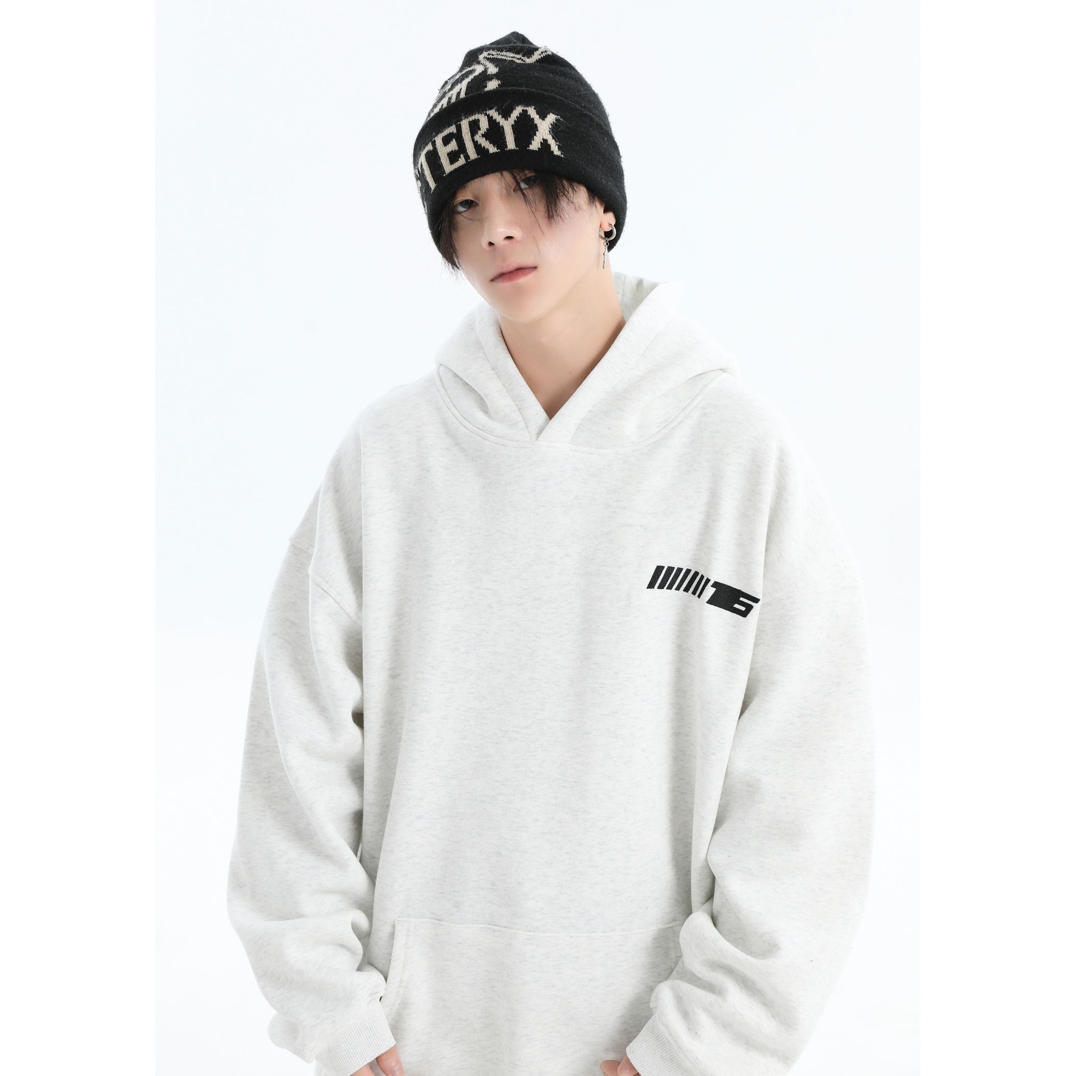 Embroidered LOGO OverSize Hoodie IN7011