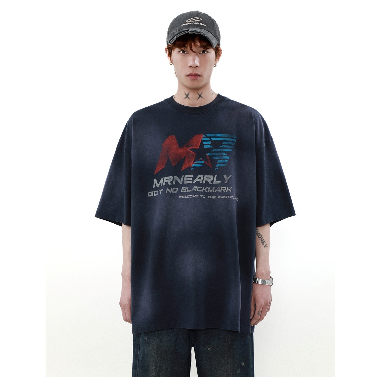 Retro Tie-dye Short-sleeved T-shirt MR8008