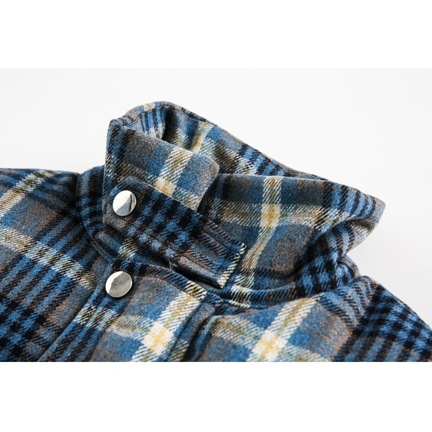 Vintage Plaid Padded Jacket MW9731