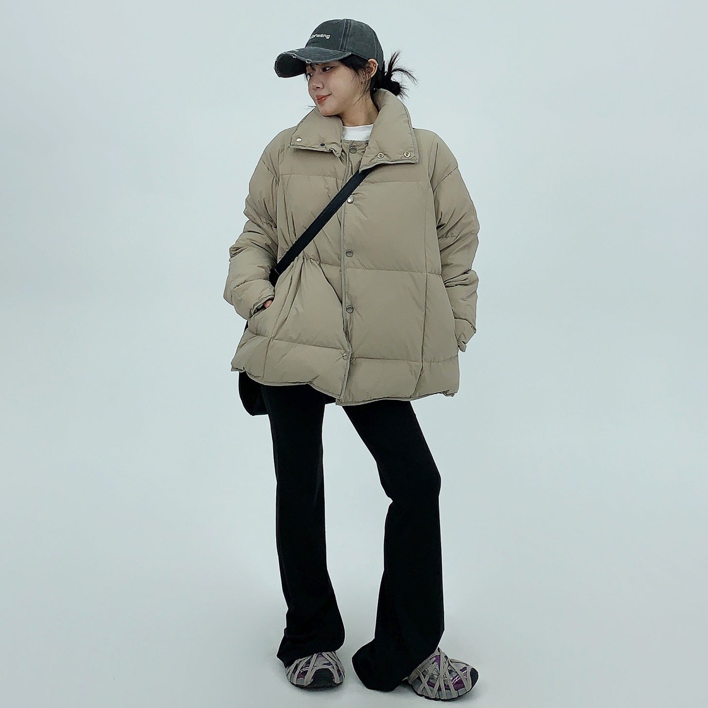 Lightweight High Neck Down Jacket MW9689