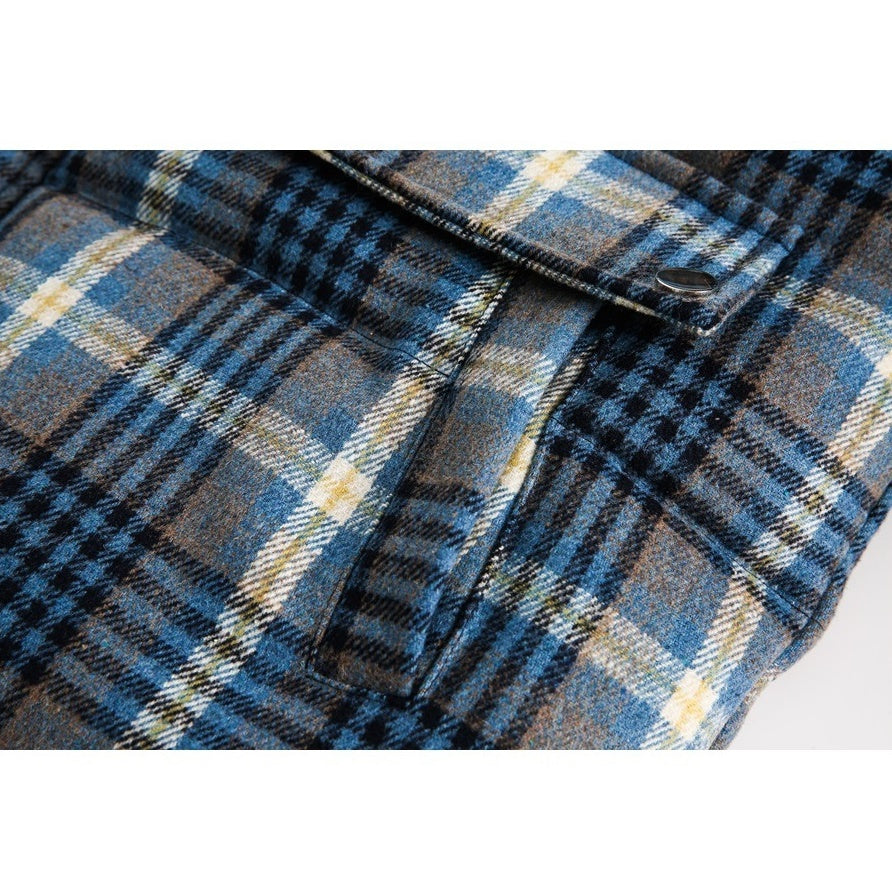 Vintage Plaid Padded Jacket MW9731