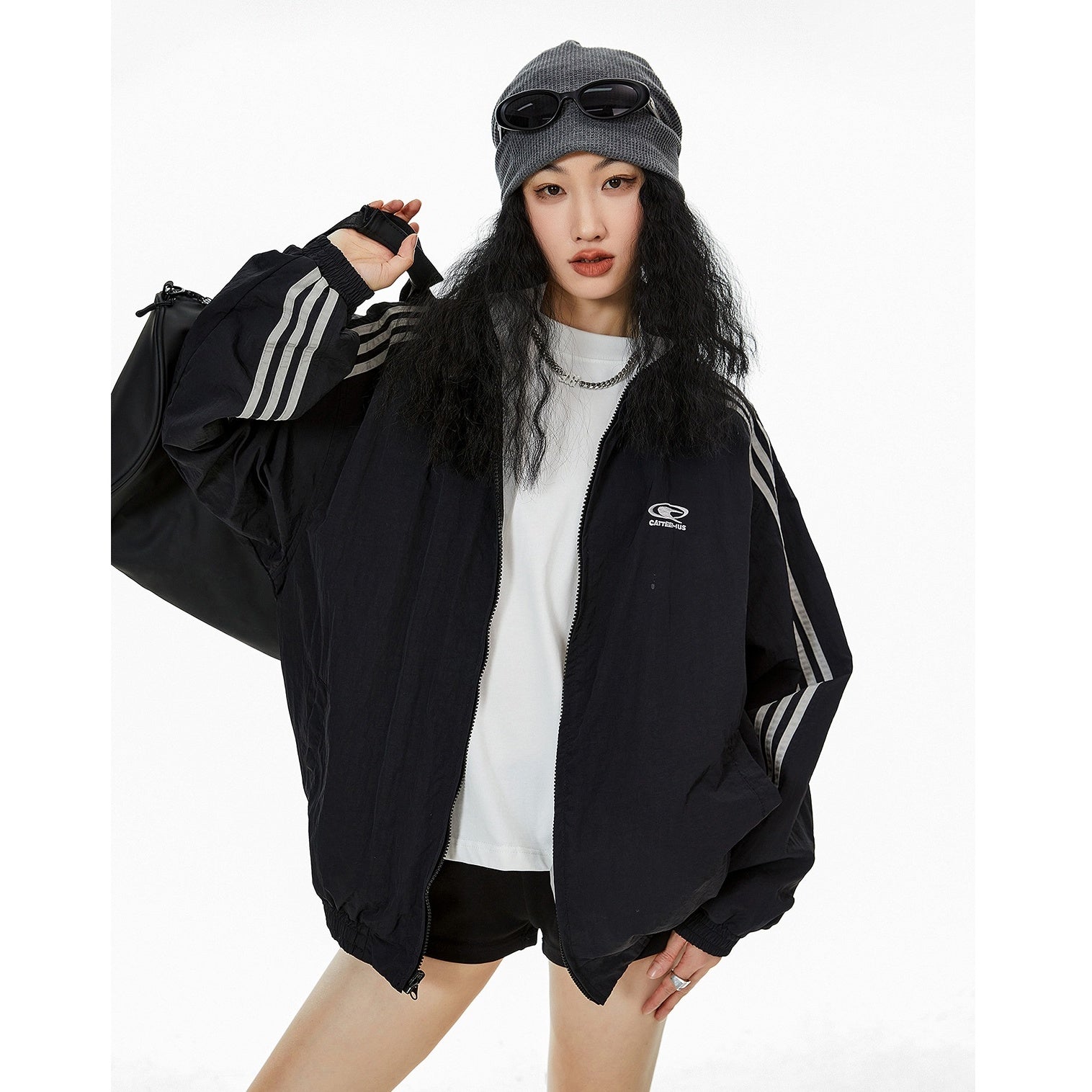 Three-Bar Reversible Track Jacket IC9009