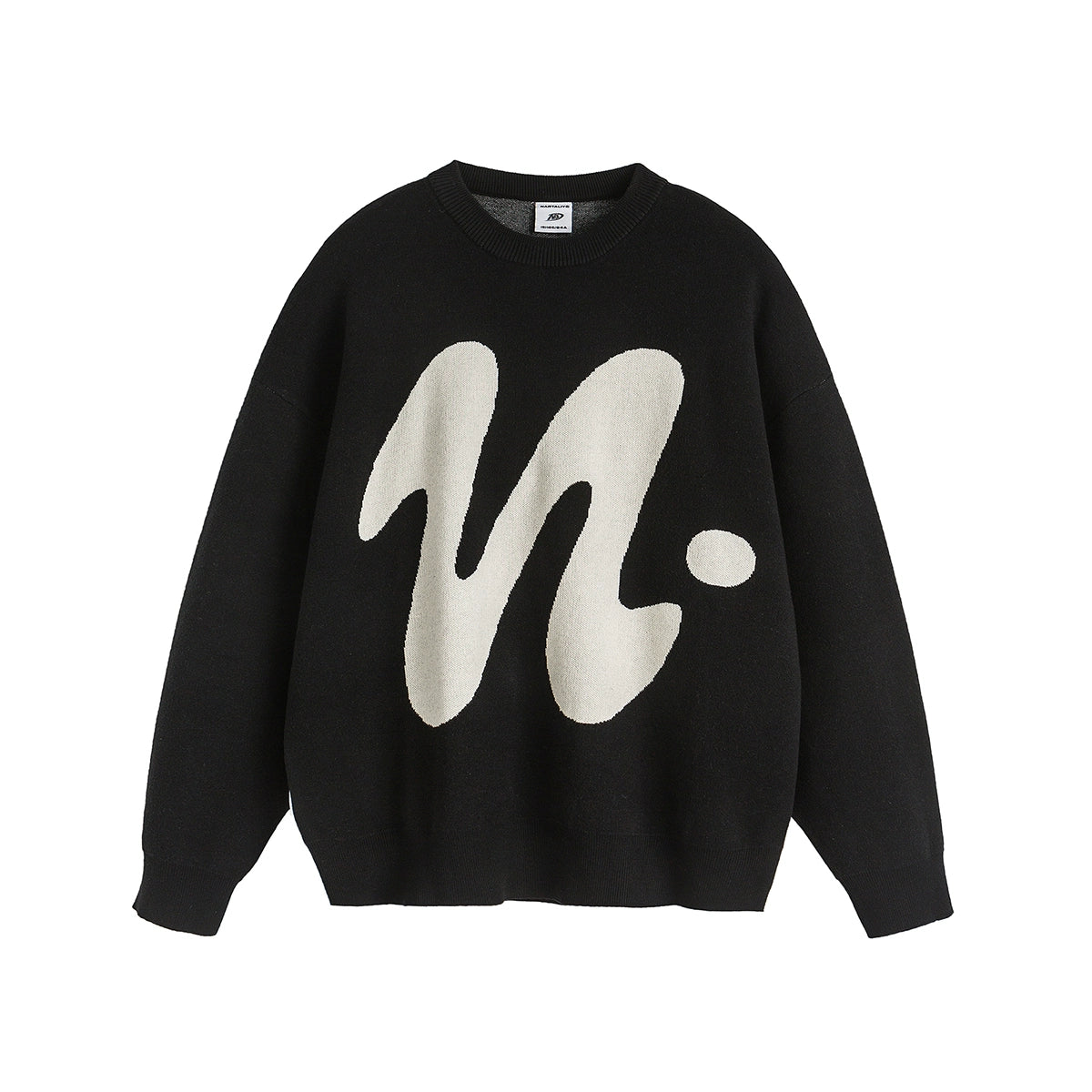 【1週間以内にお届け】Retro Letter Sweater NT7003