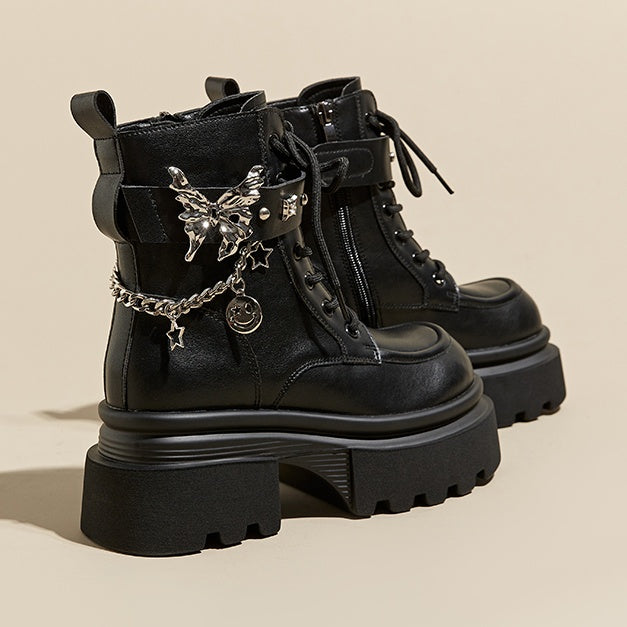 Metal Motif Chain Design Martin Boots GP2002