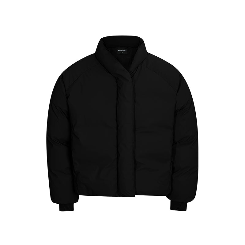 Shawl Collar Short Padded Jacket MW9719