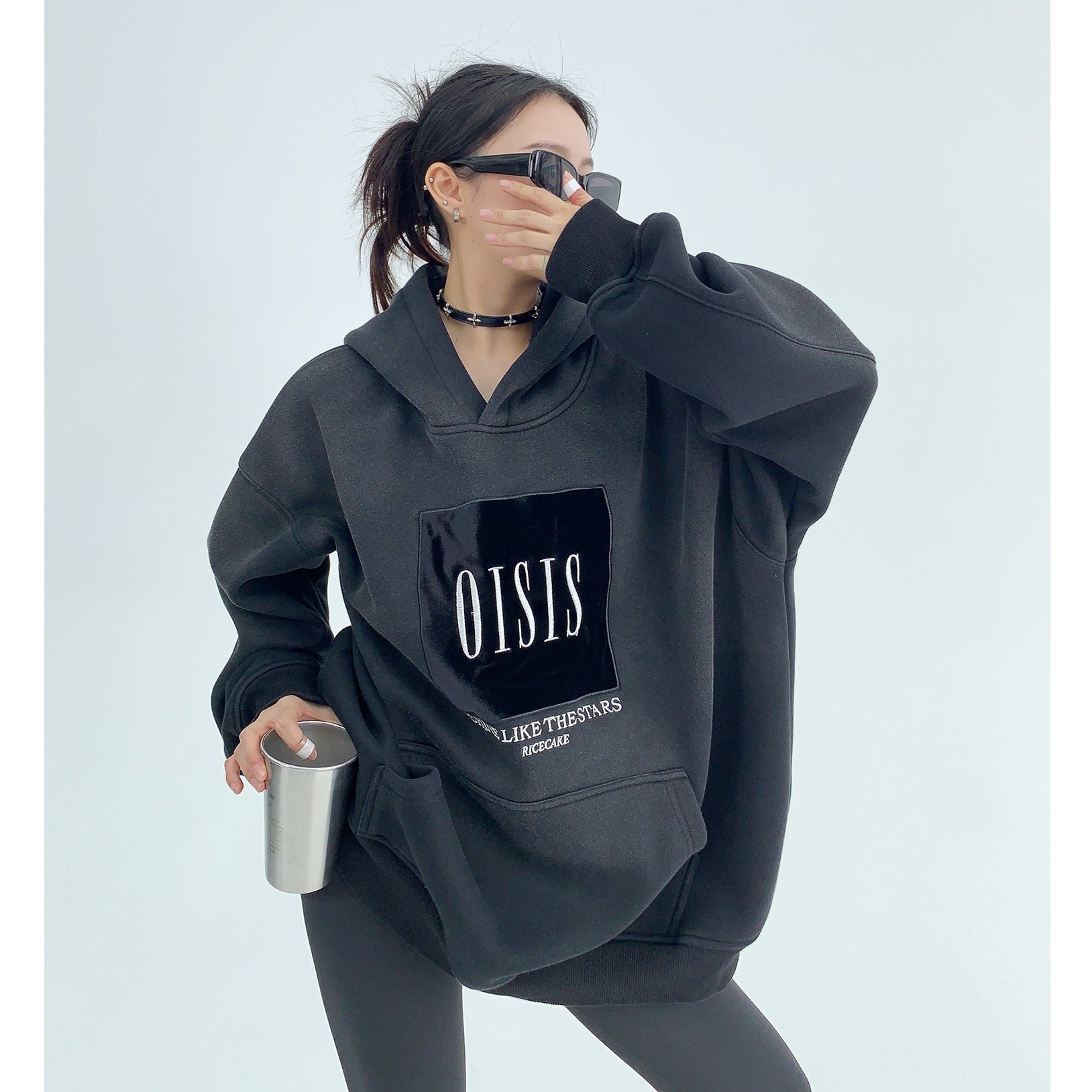 mush wearフード付き ジッパー パーカー パーカー