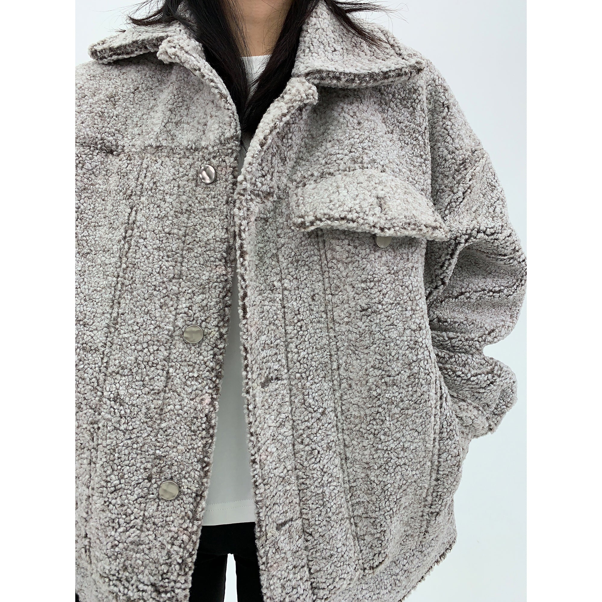 Thickened Boa OverSize Work Jacket MW9692