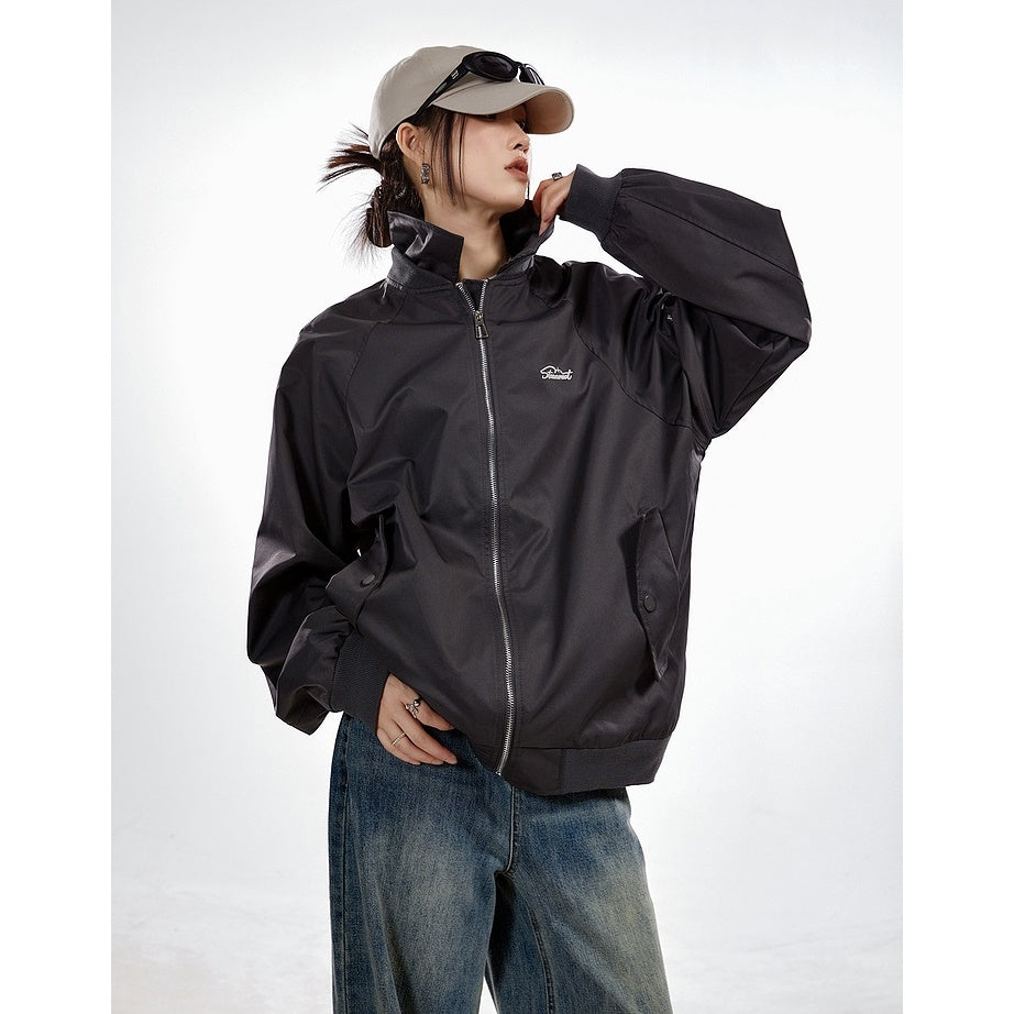 Work Style Loose  ZIP-Up Jacket MW9328