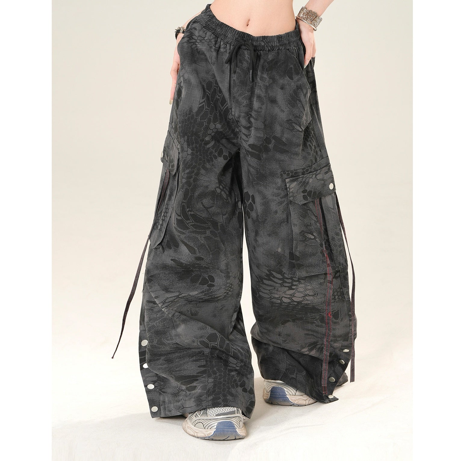 Loose Bf Lazy Style Wide-leg Pants KK2043