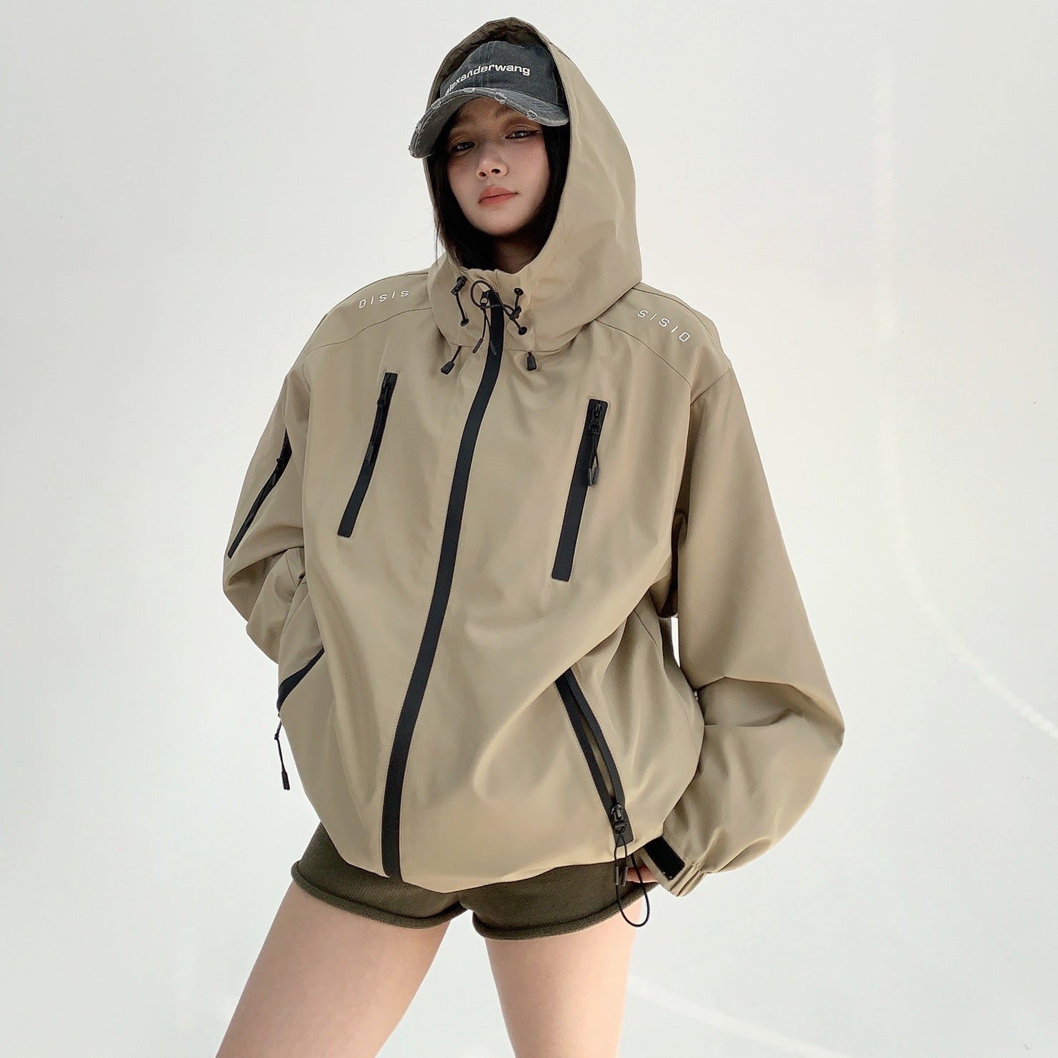 Zipper Hooded Mountain Jacket MW9844