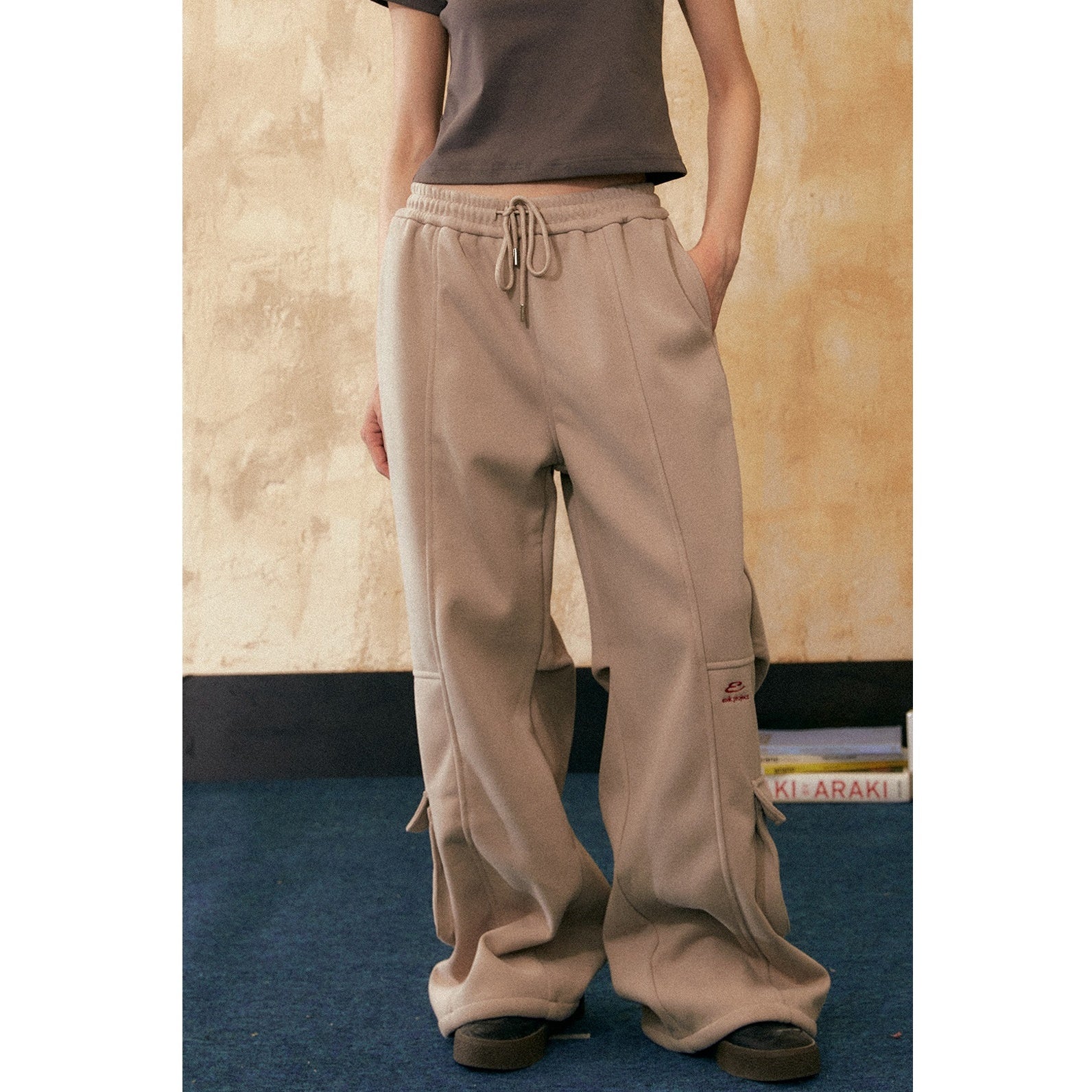 Loose Sports Style Cargo Sweat Pants EZ192