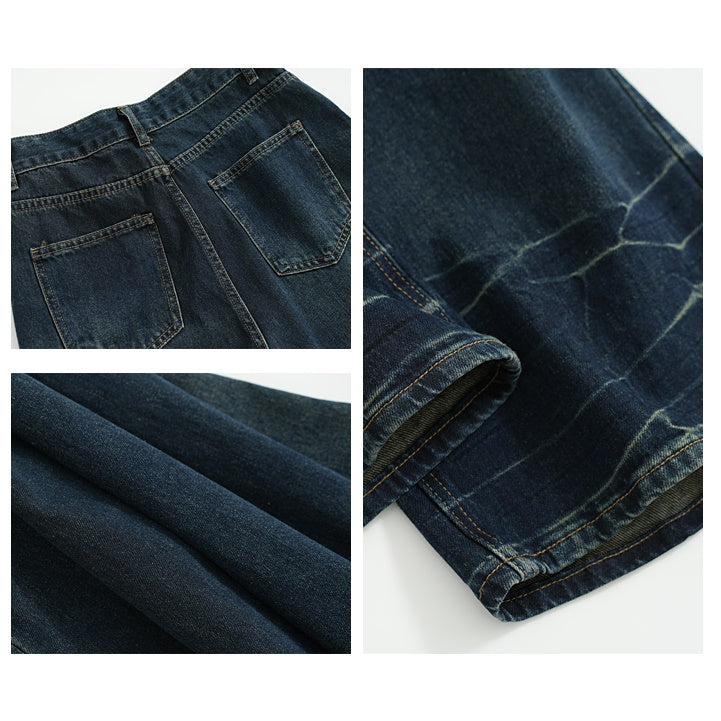 Vintage Straight Wide-leg Jeans MW9762