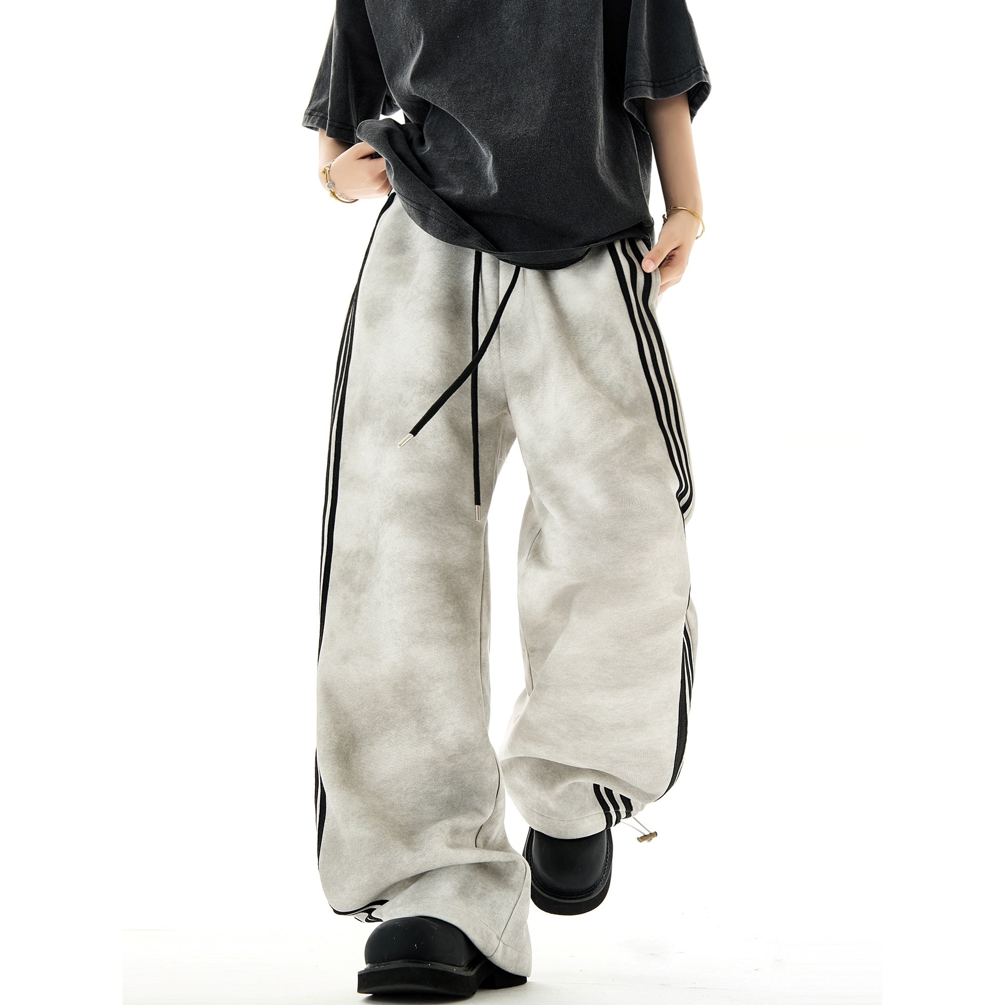 Dirty Style Side Line Loose Sweat Pants HG7103