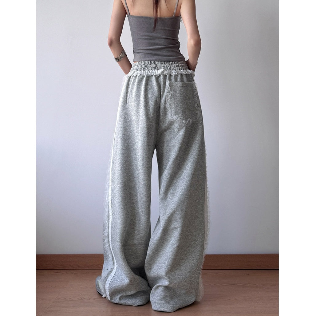 Darich ウエストレーススウェットロングパンツ フリーサイズ GRY Darich ウエストレーススウェットロングパンツ フリーサイズ GRY