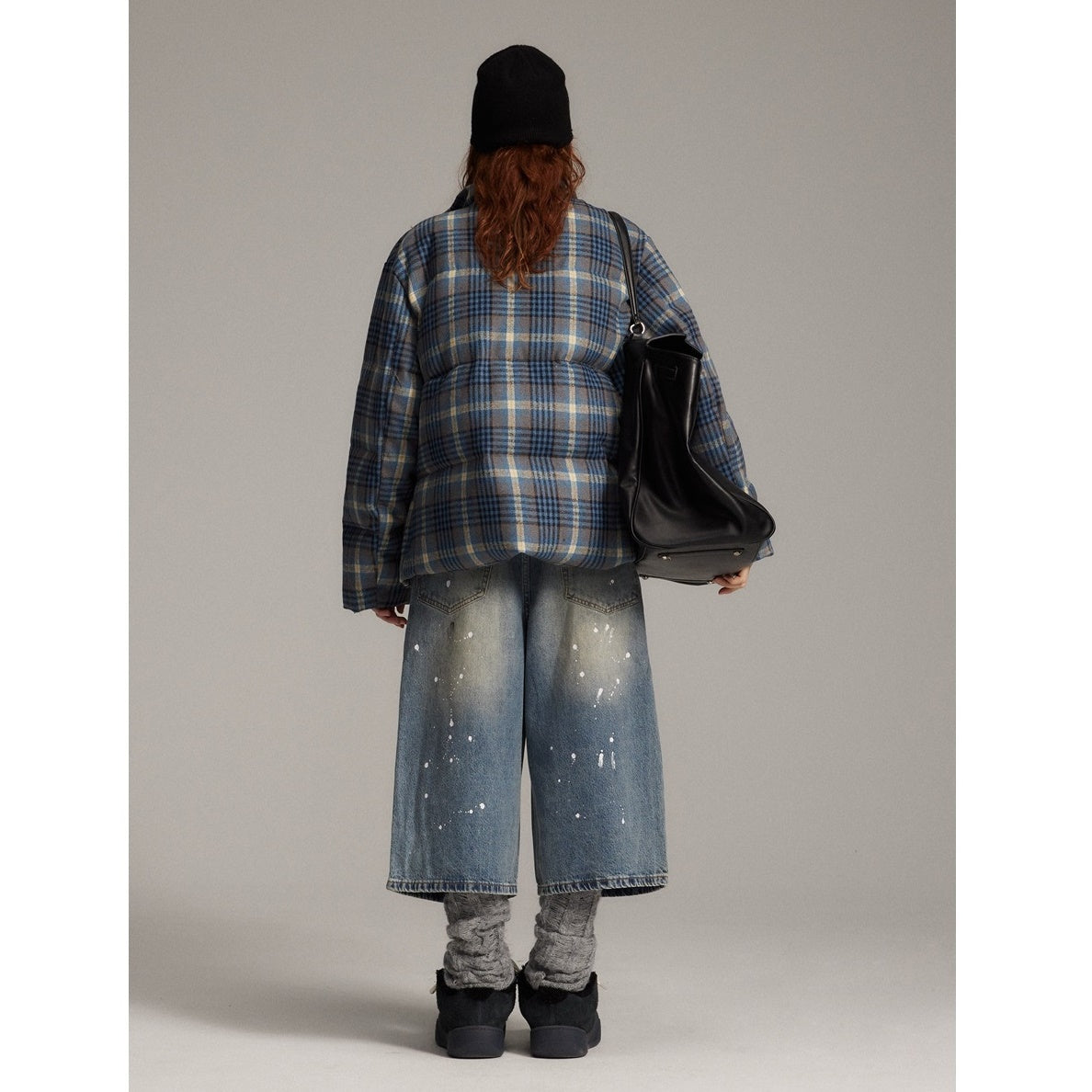 Vintage Plaid Padded Jacket MW9731