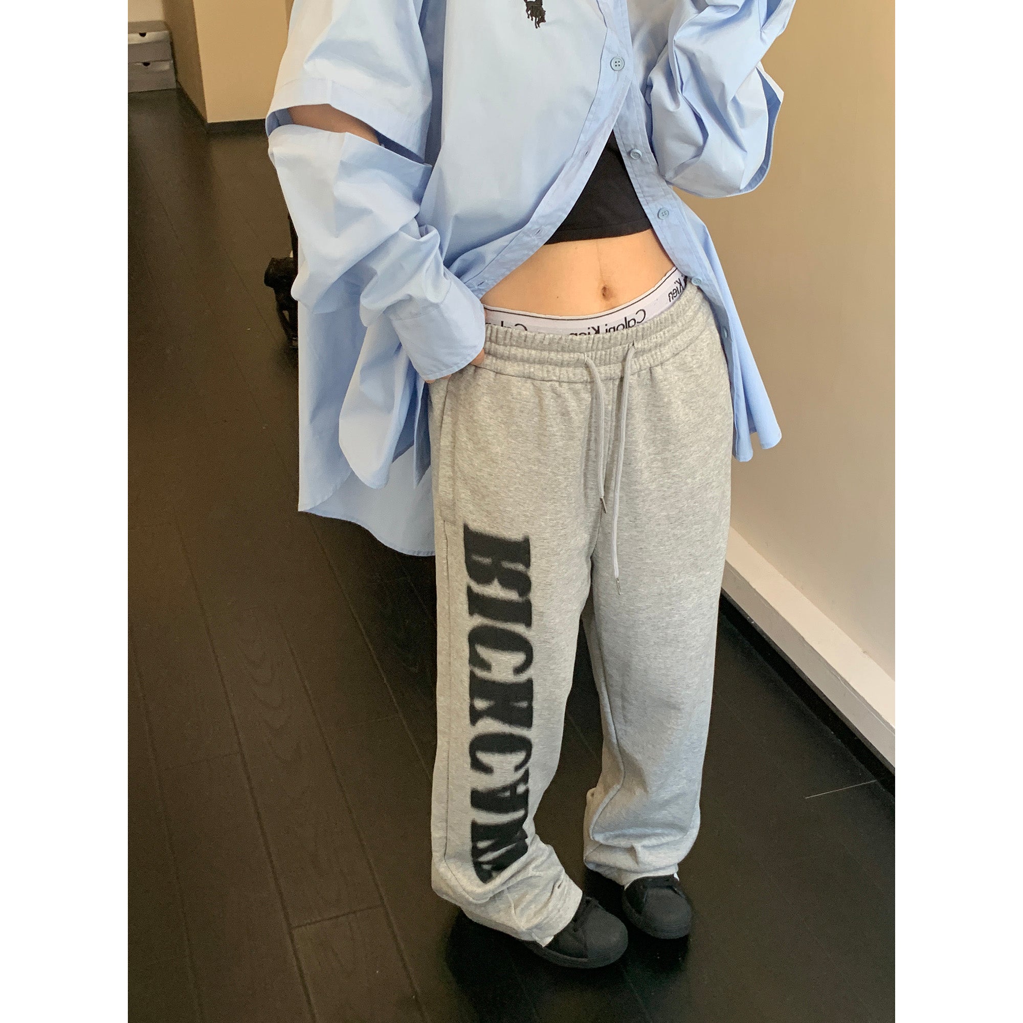 Big Logo Print Sweat Pants MW9773