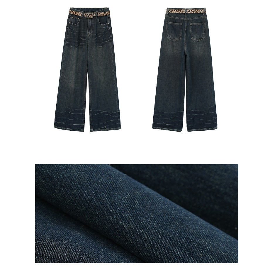 Vintage Straight Wide-leg Jeans MW9762