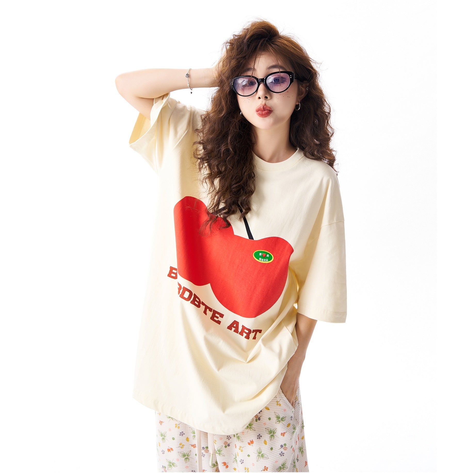 Retro Cherry Print T-shirt HG7164