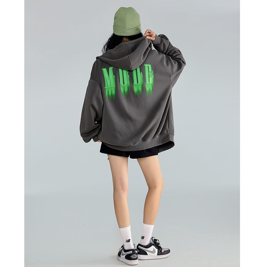 Heavyweight Graphic Logo OverSize Hooded Parka MW9321