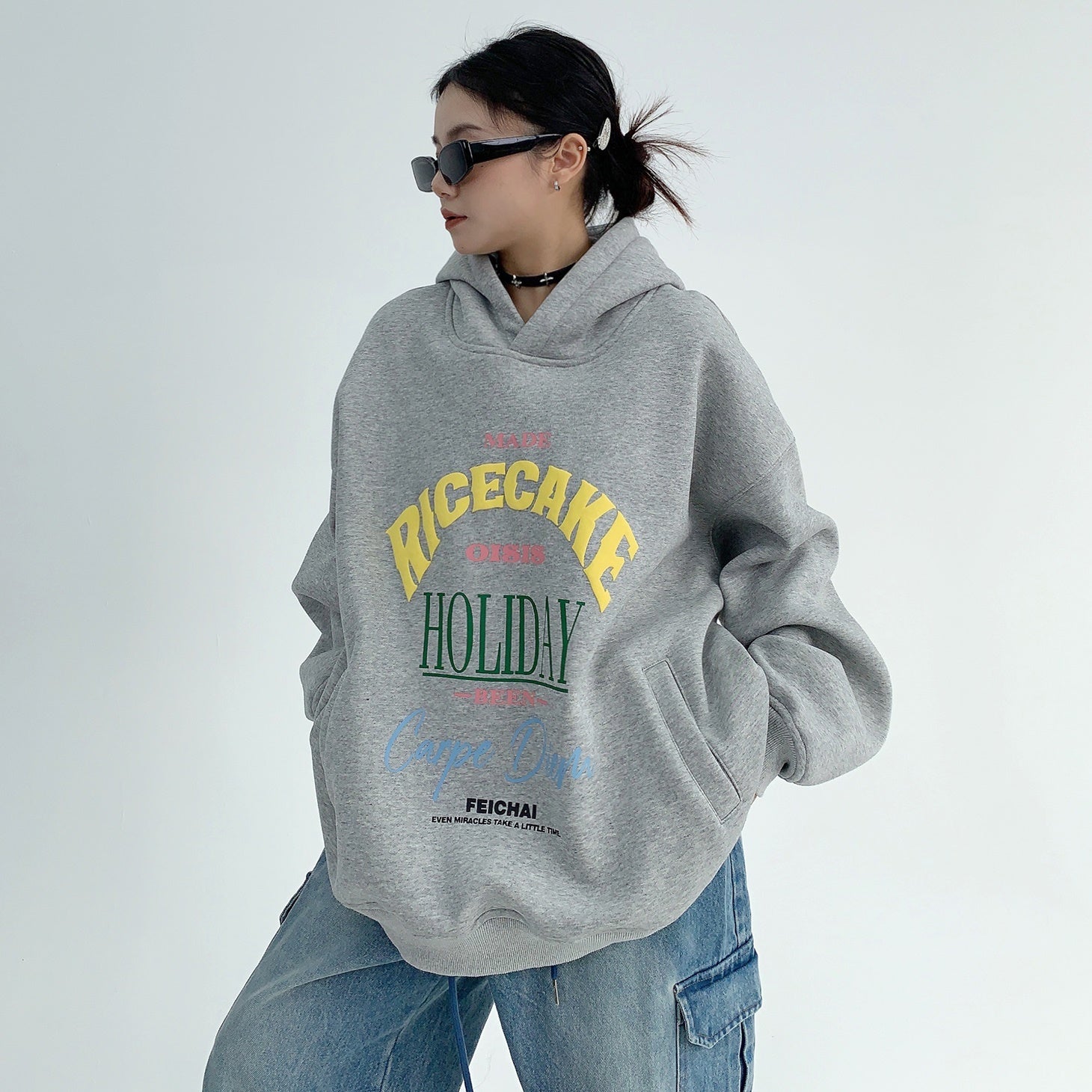 Blockbuster Foam Printed Hoodie MW9555