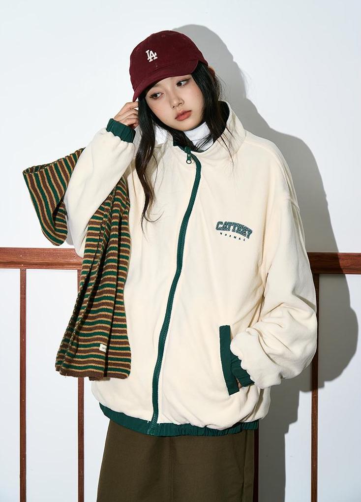 Stand Collar reversible jacket CT7003