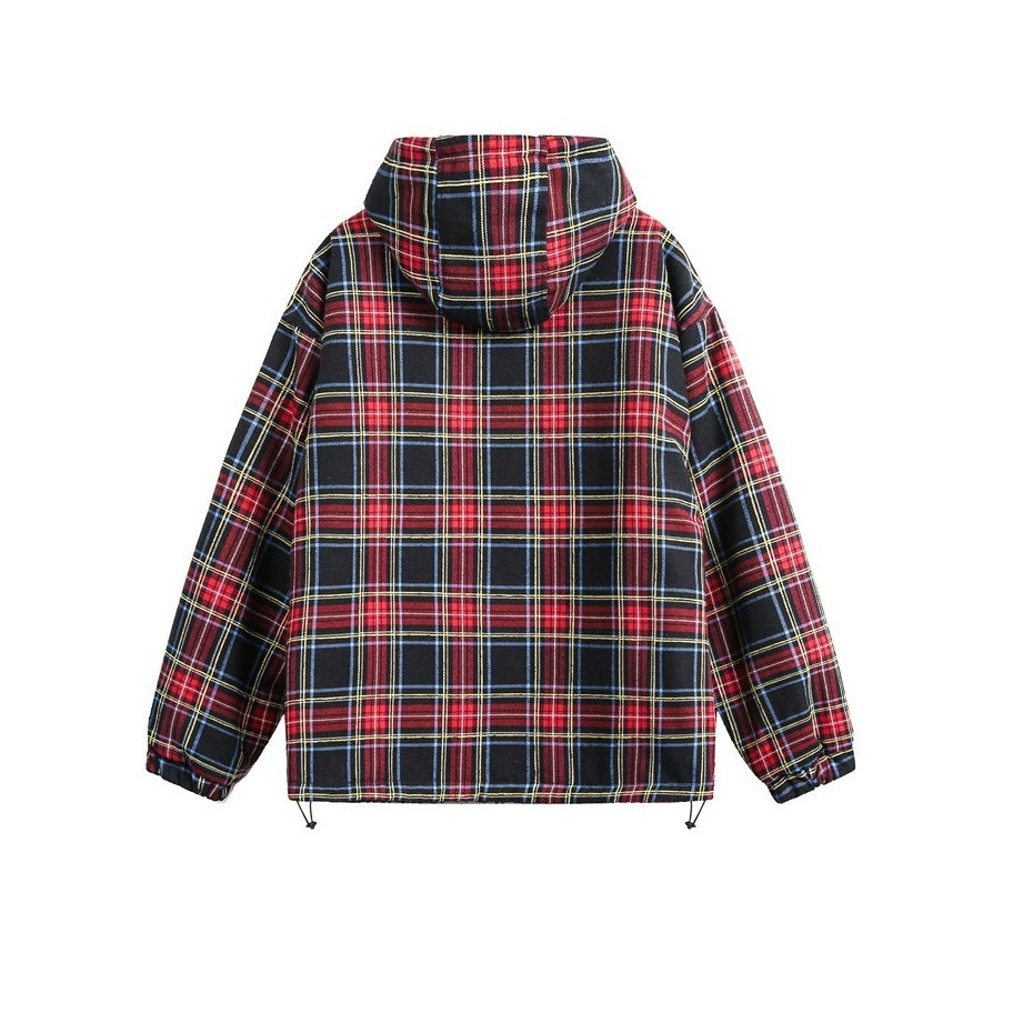 Reversible Tartancheck ZIP-Up Hooded Jacket SP7001