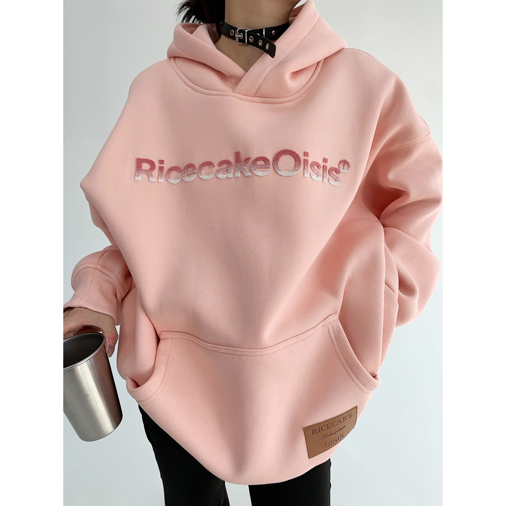 Toothbrush Embroidered Hoodie MW9643