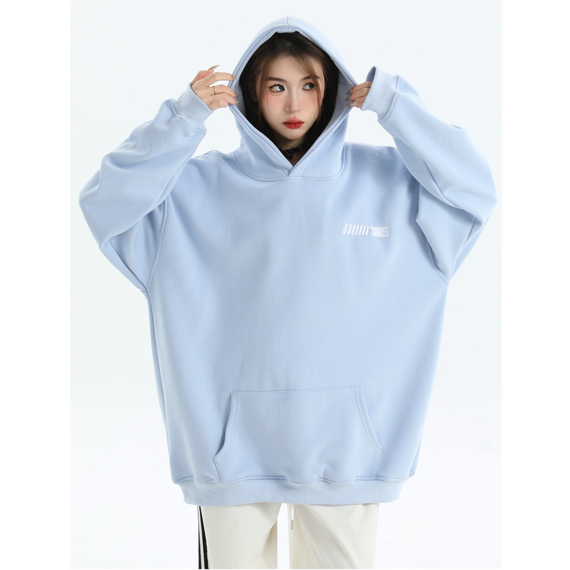 Embroidered LOGO OverSize Hoodie IN7011