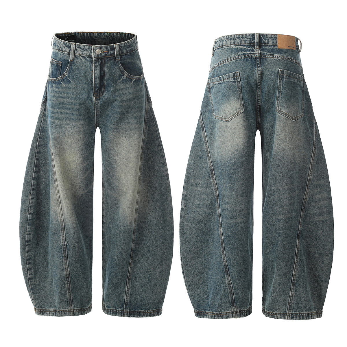 Retro Washed Wide Curve Jeans MW10362
