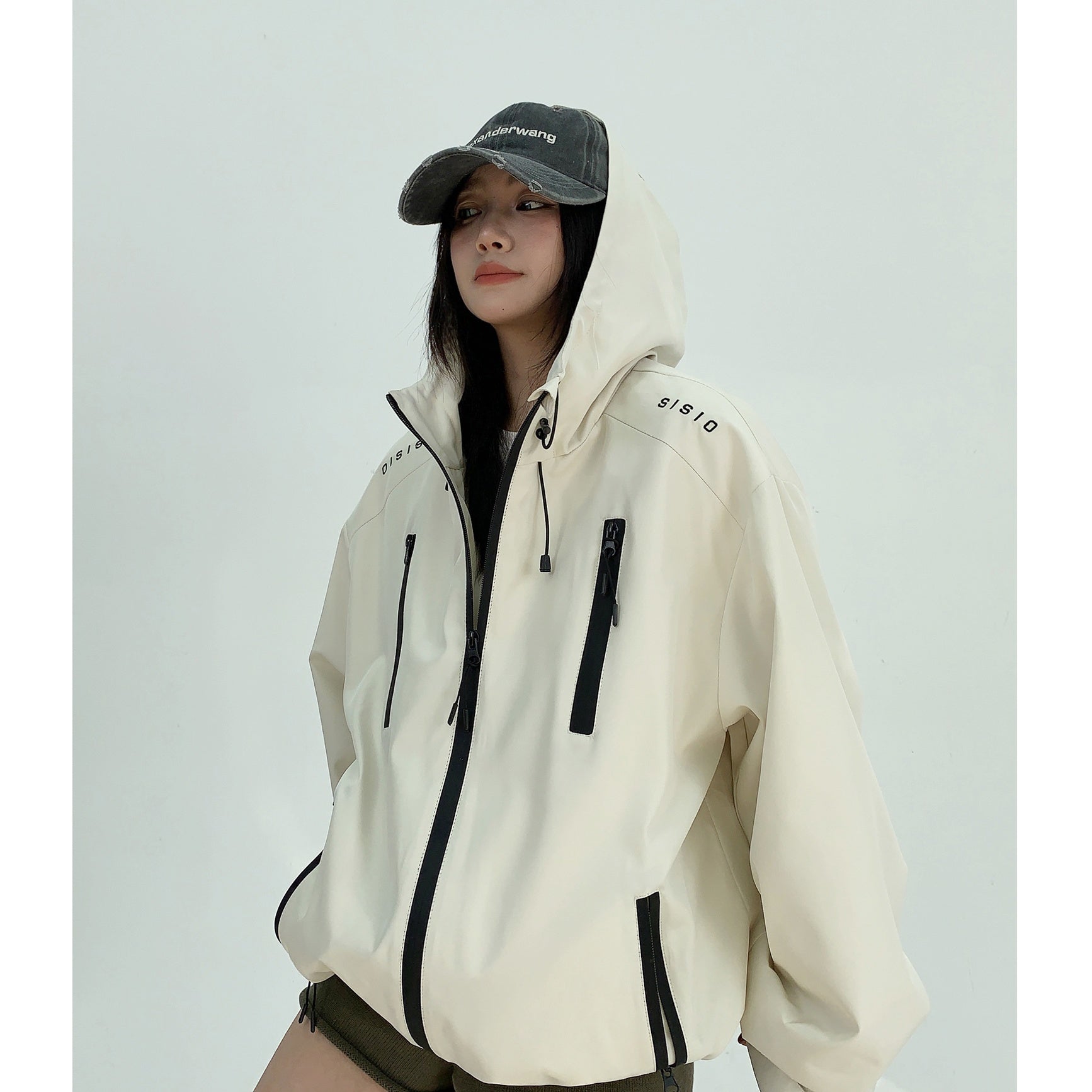 Zipper Hooded Mountain Jacket MW9844