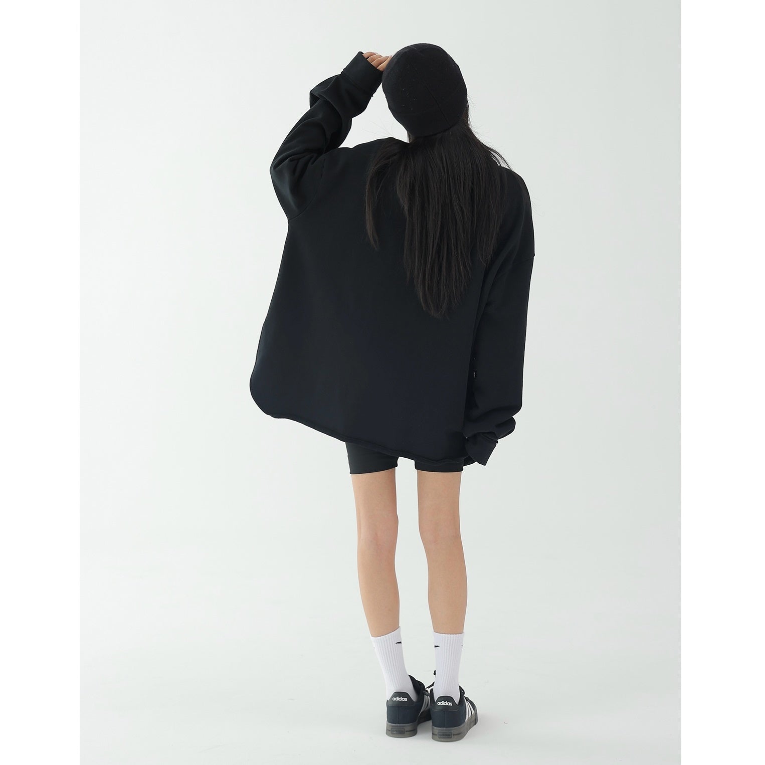 Embroidered Oversize Sweat Shirt AC7066