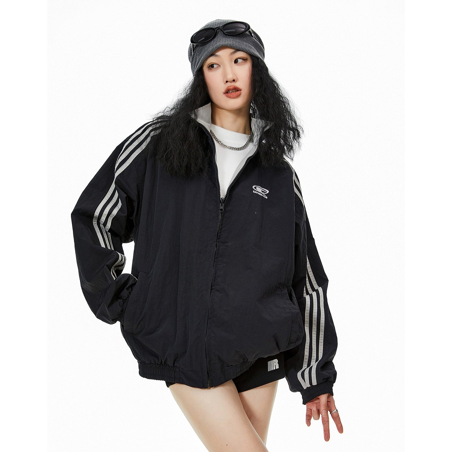 Three-Bar Reversible Track Jacket IC9009