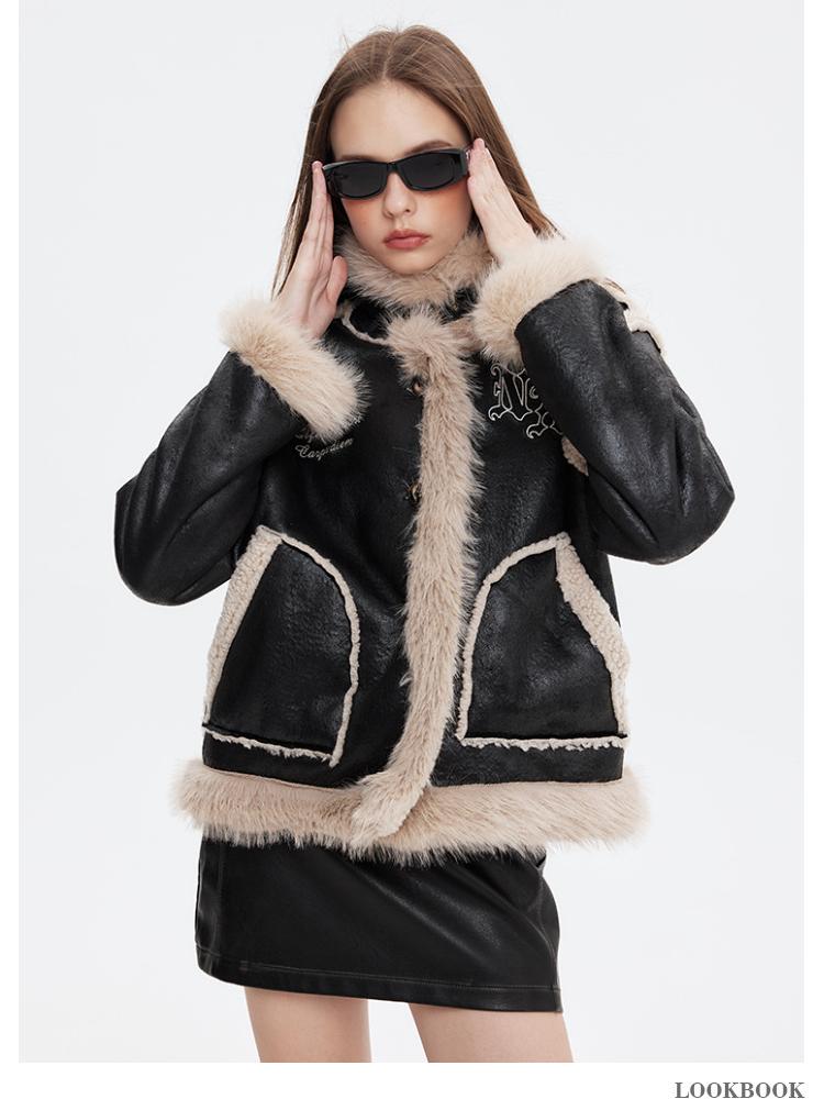 Fur flight jacket NA7004 
