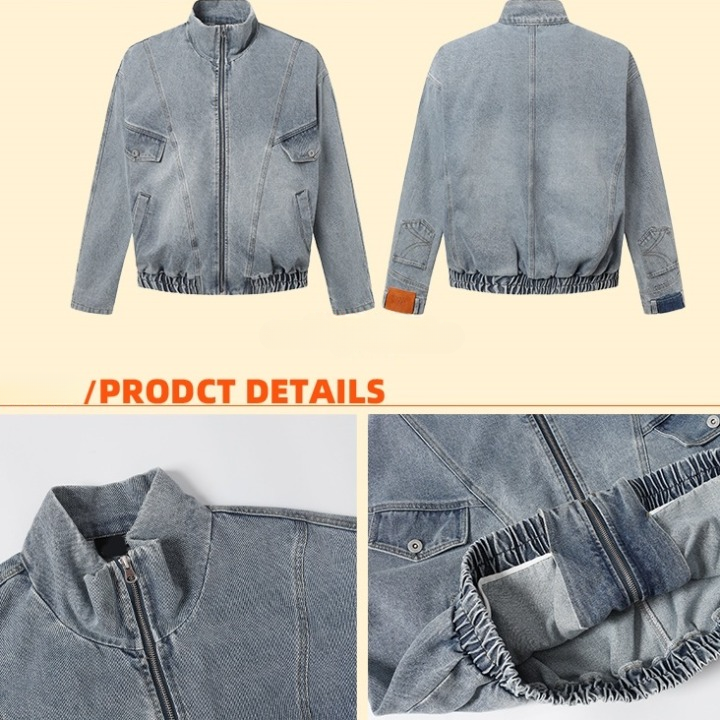 Street Deconstructed Vintage Denim Jacket HG7191