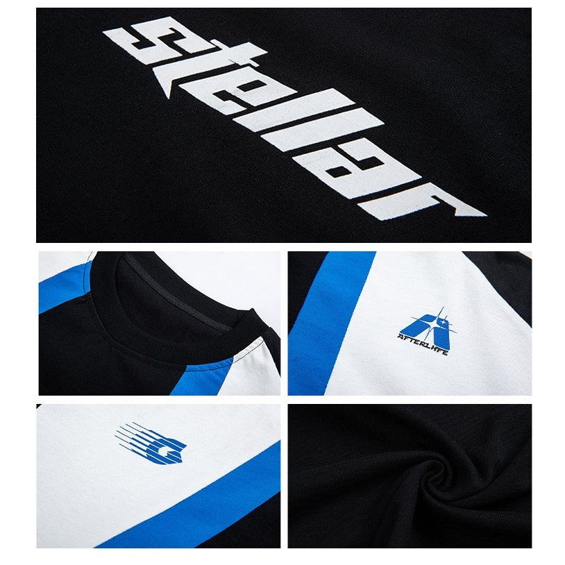 Sport Panel Design Short Sleeve T-shirt HG7038