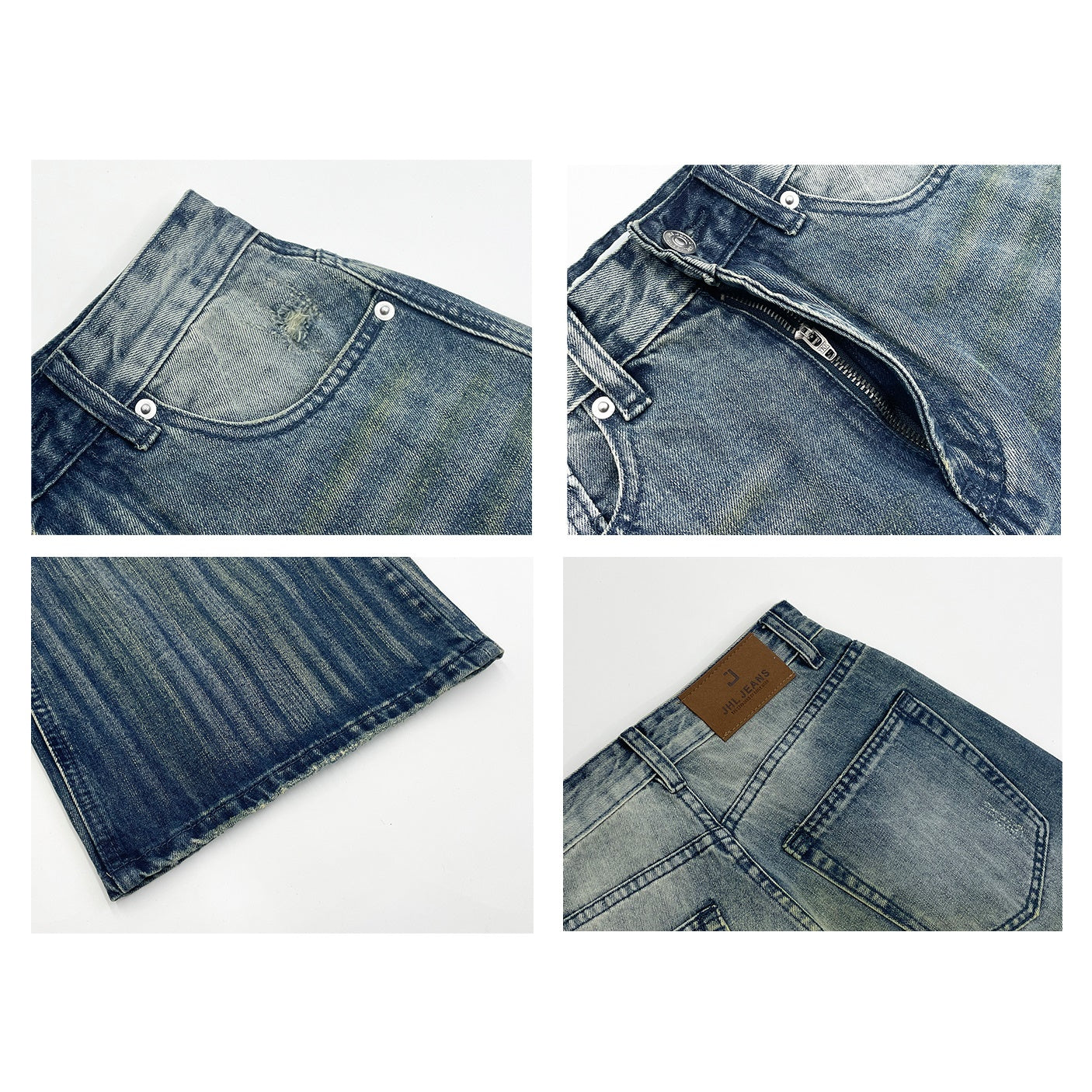 Duty Wash Stripe Gradient Jeans MW9809