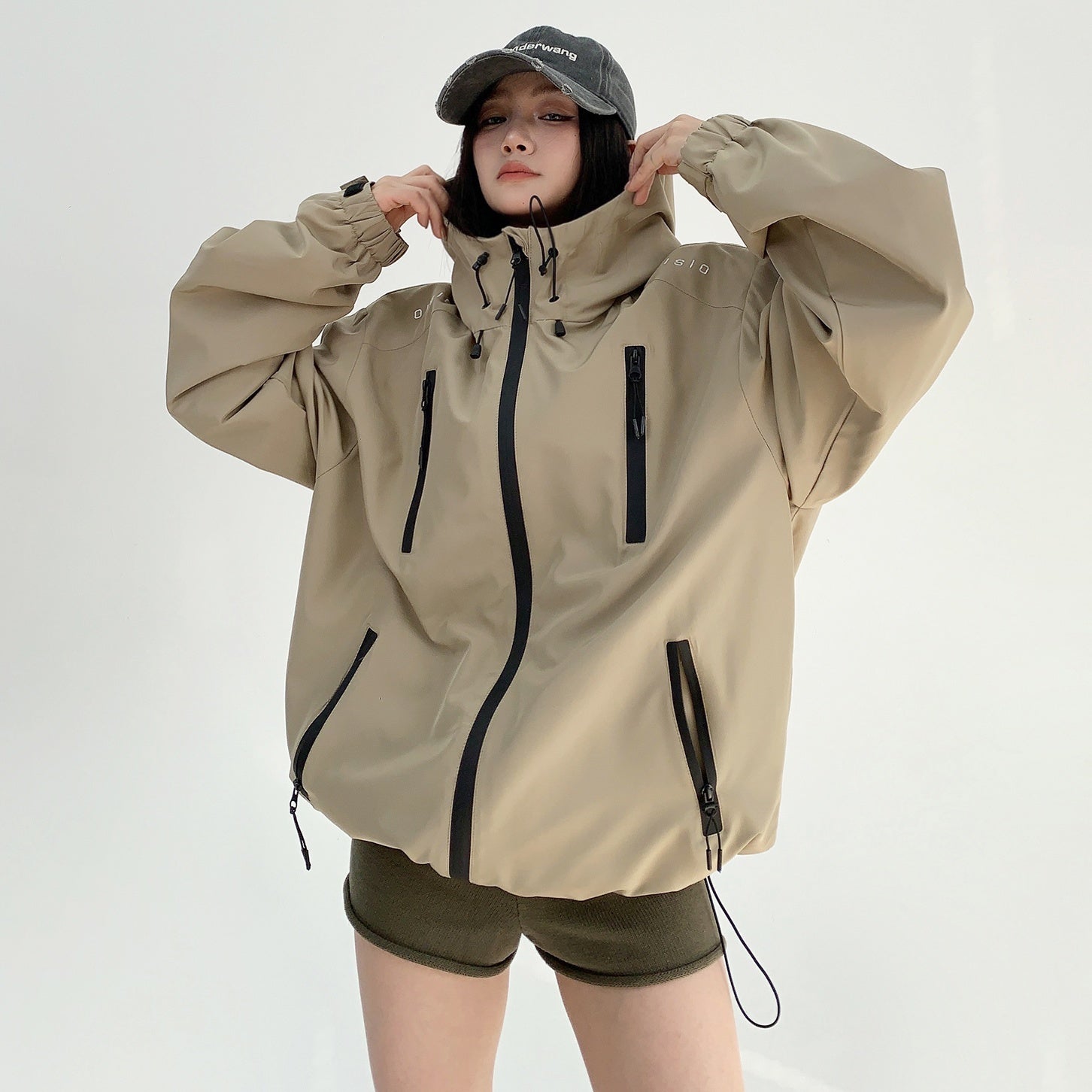 Zipper Hooded Mountain Jacket MW9844